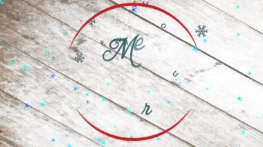 Klasik Ev Sahipleri Tatil Sunumunun Doğrusal Hızı Düşürme Hareketi Hediyelik Eşya Dükkanı Müşterilerine Mutlu Noeller ve Mutlu Yıllar Diliyoruz