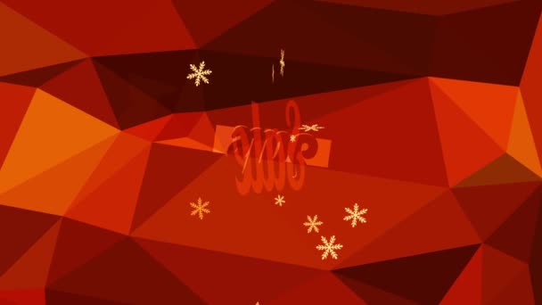 Lassuló animáció tavaszi hatása Holiday Eladó hirdetés karácsonyra és szilveszterre kerekített hópehely emblémát absztrakt geometriai háttér