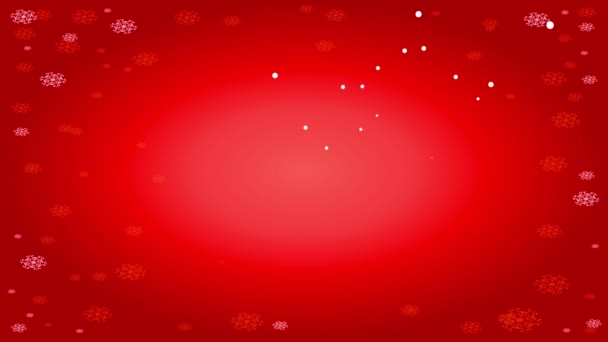 Skalieren Einfache Verlangsamung Mit Frühlingseffekt Animation Frohe Weihnachten Modische Markierung — Stockvideo