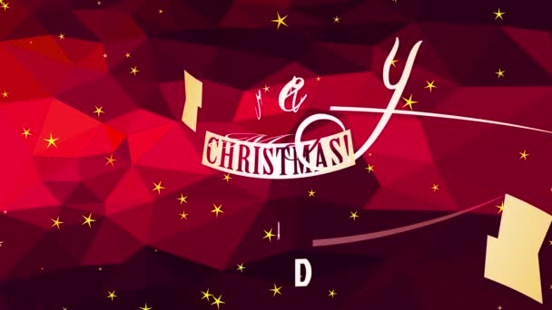 Mutlu Noeller Dönüşü Ölçeği Gülen Yeni Yıl Kartpostal Kapağı Bilimi — Stok video