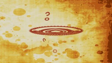 Zigzag 'ın içinde Kakao Kalp Grafikli Ekstra En İyi Çikolata İşareti Oluşturan Elementlerin Hareketi Lekeli Kağıt Yapısı Üzerine Yuvarlak Simge