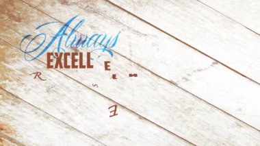 Dönen ve zıplayan elementler her zaman mükemmel demlenmiş kahve yaratır. Mavi ve siyah renkli el yazısı ahşap doku sahnesinin üzerinde.