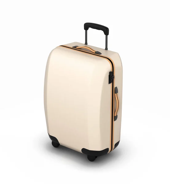 Suitcase Wheels Isolated White Background — Stock Photo, Image