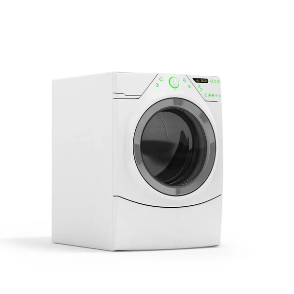 Waschmaschine Auf Weißem Hintergrund Illustration — Stockfoto