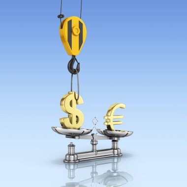 Döviz Kuru destek Doları vs euro vinç çeker kavramı 