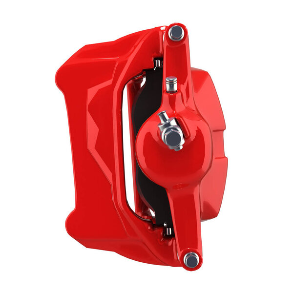 тормозной поддержки изолированы на белом фоне 3d
