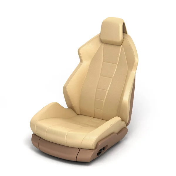 Car seat isolated on white background 3d — Stock Photo, Image