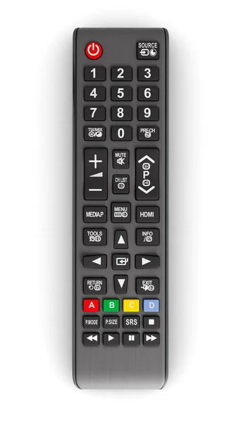 TV Controle remoto isolado no fundo branco renderização 3d — Fotografia de Stock