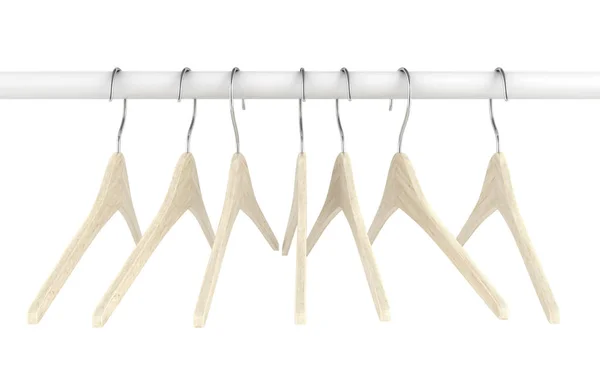 Wooden clothes hangers illustration of Classic Clothes Hanger is