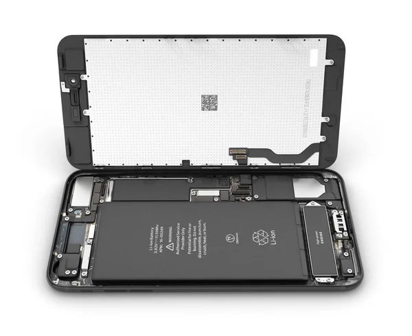 Smartphone componen açık devlet Illustration akıllı telefon