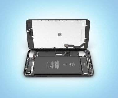Smartphone componen açık devlet Illustration akıllı telefon