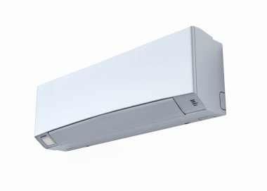 Beyaz duvar 3d gölge olmadan klima