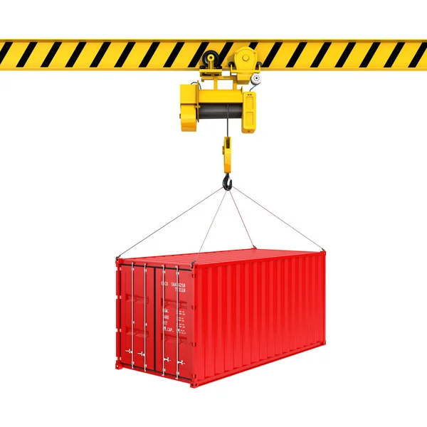 Cargo fraktcontainer laddar konceptet kranen lyfter con — Stockfoto