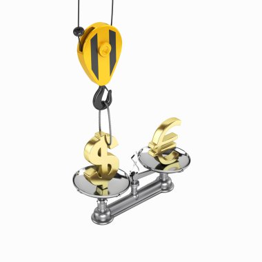 Döviz Kuru destek Doları vs euro vinç çeker kavramı 