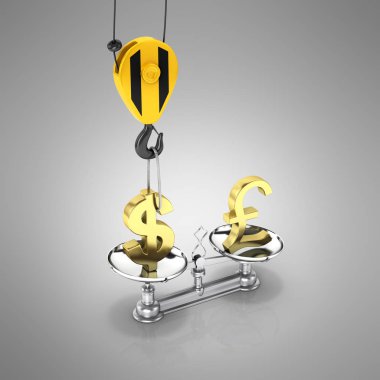 Döviz Kuru destek Doları vs pound kavramı vinç çeker