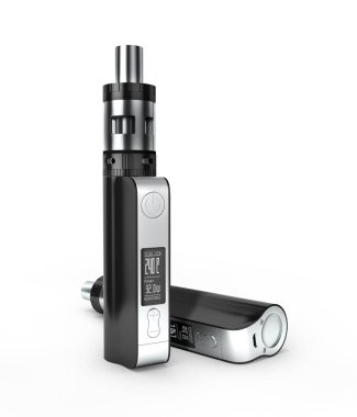 beyaz arka plan 3d izole elektronik cigarett kutusu modu 