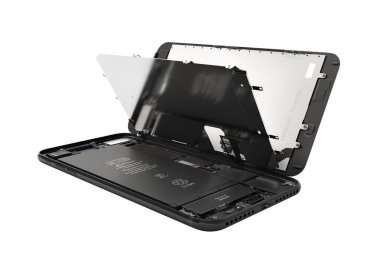 Smartphone componen açık devlet Illustration akıllı telefon