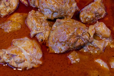 Massaman körisi ve ünlü Tayland mutfağı.