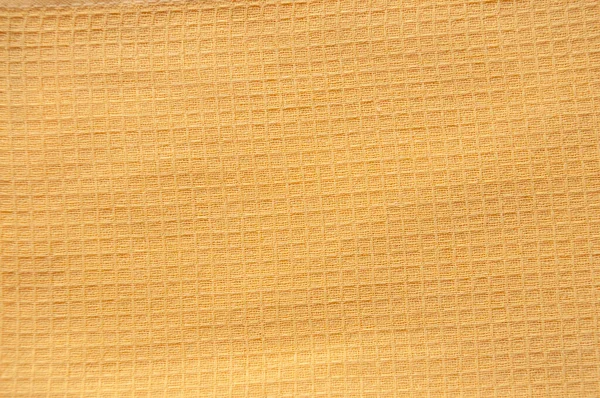 Желтое Белье Задний План Квадратным Плетением — стоковое фото