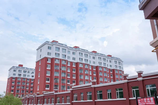 China Heihe July 2019 Residential Building Streets Chinese City Heihe — Stock Photo, Image