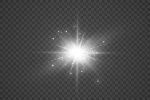 Svítící hvězda. — Stockový vektor