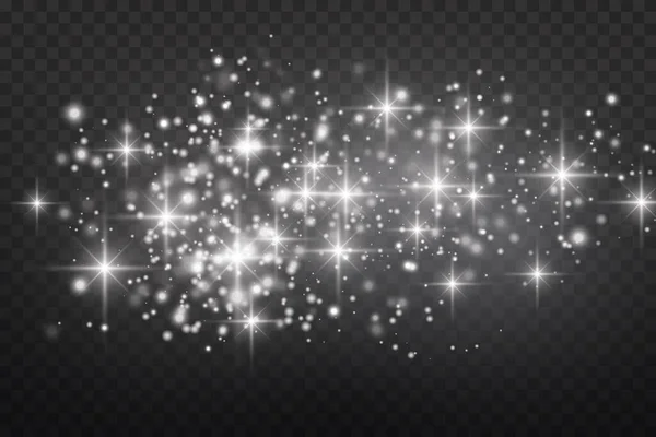 Beyaz toz kıvılcımları.