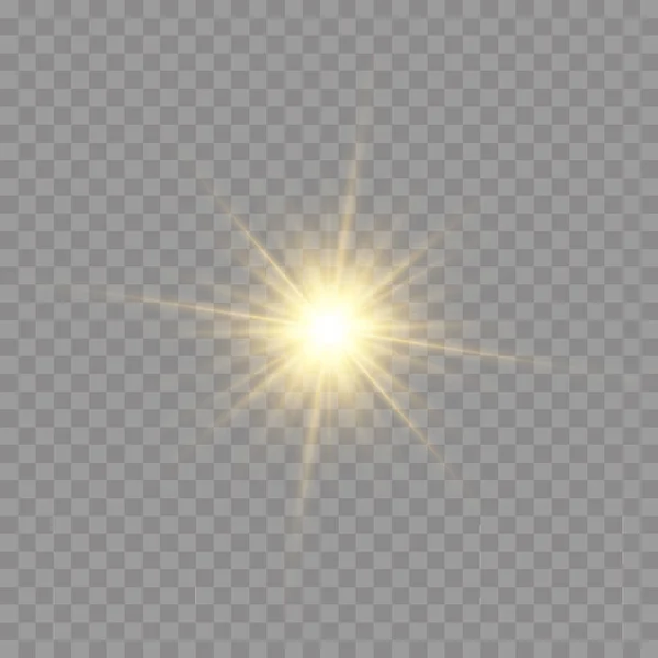 Brillante estrella brillante. — Vector de stock