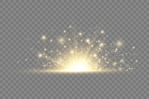 Star, sun explosion. — Stock Vector