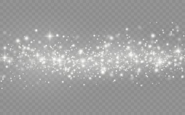 Beyaz toz kıvılcımları.