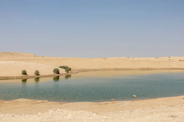 Wathba Lae Abu Dhabi Weg Tussen Abu Dhabi Ain — Stockfoto