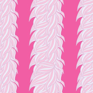 Sorunsuz çiçek arka plan deseni. Doğa teması, yapraklar, el - çekilmiş soyut öğeler.