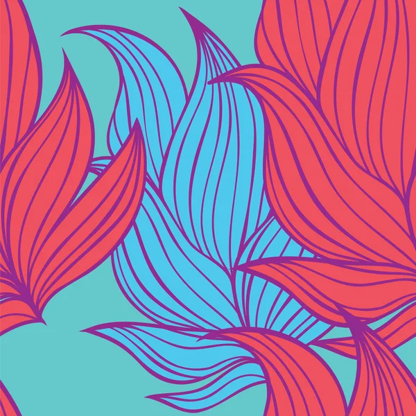 Πολύχρωμο απρόσκοπτη υπόβαθρο floral μοτίβο — Διανυσματικό Αρχείο