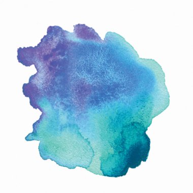 Suluboya arka plan. Elle çizilmiş suluboya zemin, doku, ıslak kağıt üzerinde leke suluboya