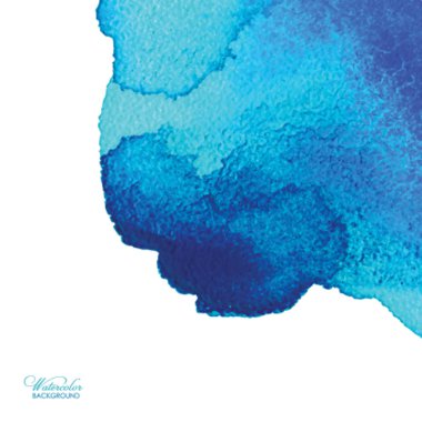 Suluboya arka plan. Elle çizilmiş suluboya zemin, doku, ıslak kağıt üzerinde leke suluboya