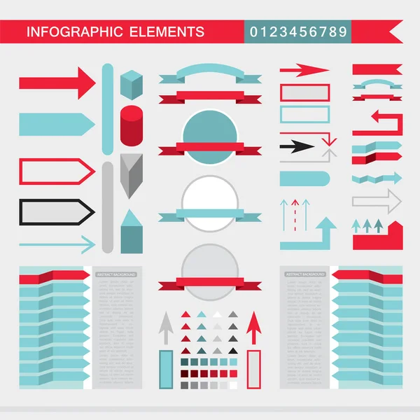 Infographic öğeleri grafikler, grafik, diyagram arrowssignsbars buttonsborders vb vektör çizim
