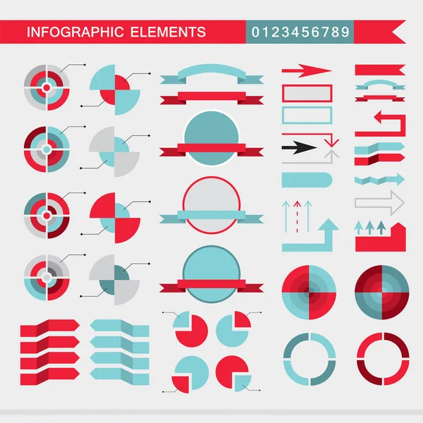 Infographic öğeleri grafikler, grafik, diyagram, oklar, signsbars buttonsborders vb vektör çizim seti