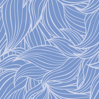 Sorunsuz çiçek arka plan deseni. Doğa teması, yapraklar, el - çekilmiş soyut öğeler.