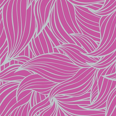 Sorunsuz çiçek arka plan deseni. Doğa teması, yapraklar, el - çekilmiş soyut öğeler.