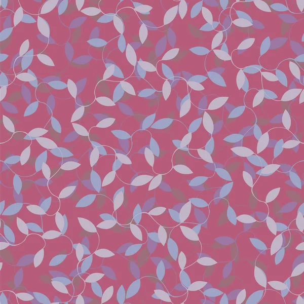 Patrón Fondo Floral Sin Costuras Colores Púrpura Rosa Marrón Azul — Vector de stock