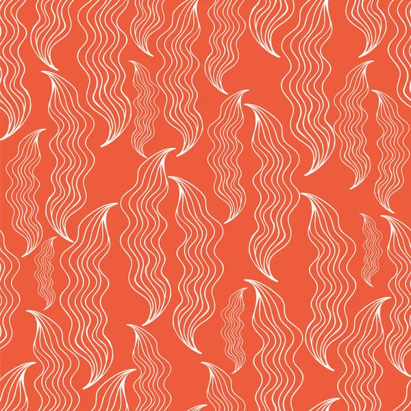 Patrón Ondas Sin Costuras Dibujadas Mano Fondo Ondulado Abstracto Tema — Vector de stock