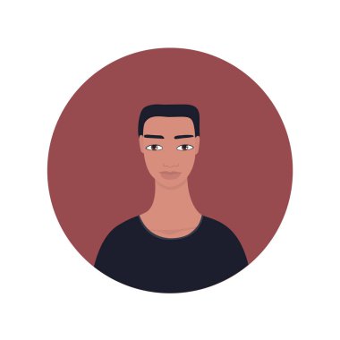Genç Güney Doğu Asya Hint yakışıklı adam dikey simgesi