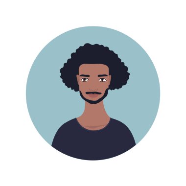 Genç egzotik görünümlü adam simgesi mükemmel açık yüz görünümü karışık yarış Güney Doğu Asya adalı Afrika Arapça