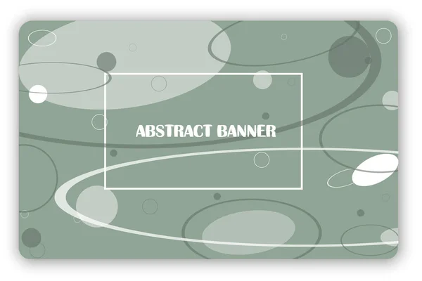 Abstracte Kleurrijke Banner Met Inscriptie Het Midden Een Gradiënt Vullen — Stockvector