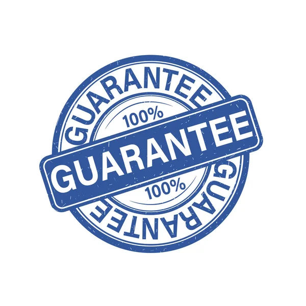 Garantiekarte Bewährte Qualität Stempel Siegel Mit Dem Wort Garantie Hohe — Stockvektor