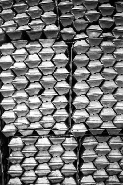 Ingots Aluminum Raw Materials Non Ferrous — Stock Photo, Image