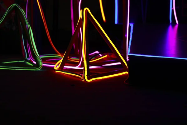 Neon ampul arka planı için