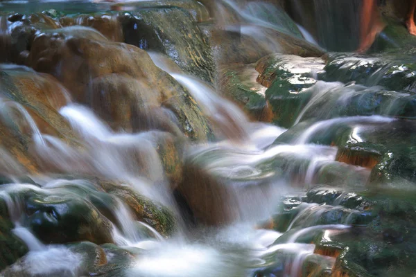 Вода Падает Естественный Фон — стоковое фото