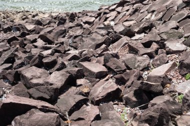 Kumtaşı siltstone Barajı İnşaatı Riprap için