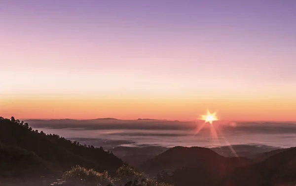 Утром Восход Солнца — стоковое фото