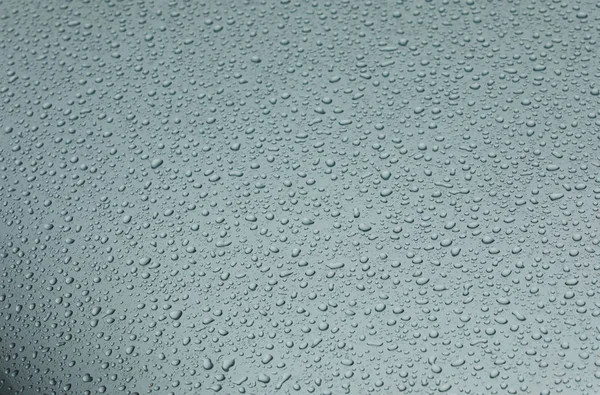 Droplet of water on the car after raining